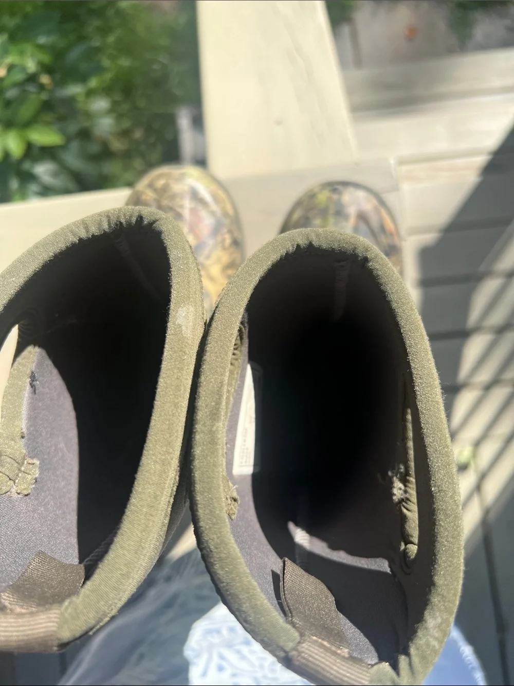 Bogs Kids Waterproof Pull-On Boots in Olive Green Camo